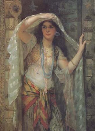 William Clarke Wontner Safe,One of the Three Ladies of Bagdad (mk32) oil painting image